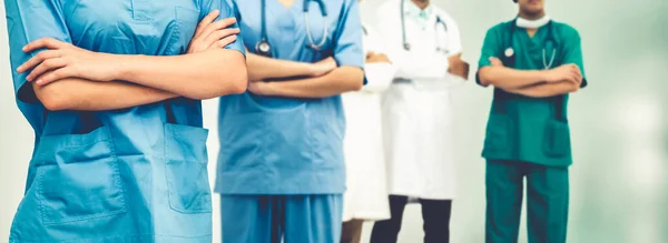 Medico Che Lavora Ospedale Combattere Malattia Coronavirica 2019 Covid Personale — Foto Stock