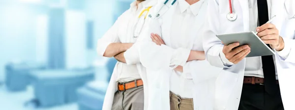 Médico Que Trabalha Hospital Para Combater Doença Coronavírus 2019 Covid — Fotografia de Stock